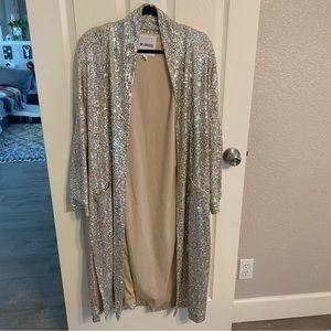 BB Dakota Show Stopper Duster in Silver